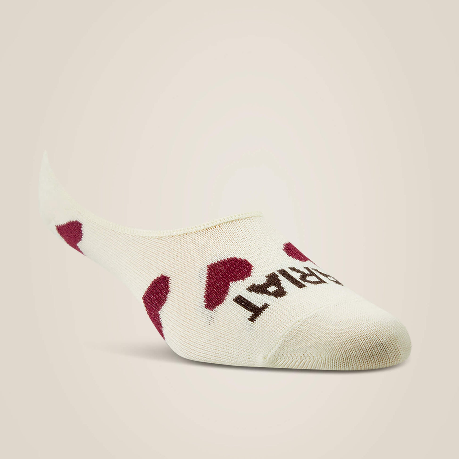 Ariat No Slip No Show Sock 2 Pair Multi Color Pack