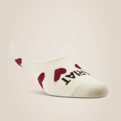 Ariat No Slip No Show Sock 2 Pair Multi Color Pack