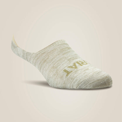 Ariat No Slip No Show Sock 4 Pair Multi Color Pack