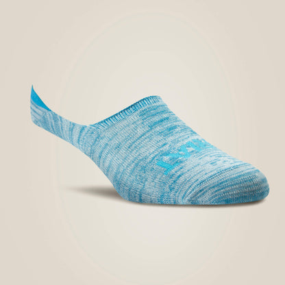 Ariat No Slip No Show Sock 4 Pair Multi Color Pack