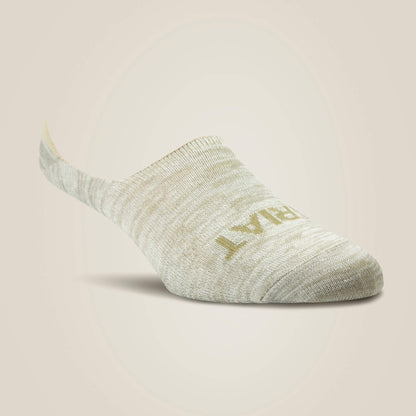 Ariat No Slip No Show Sock 4 Pair Multi Color Pack