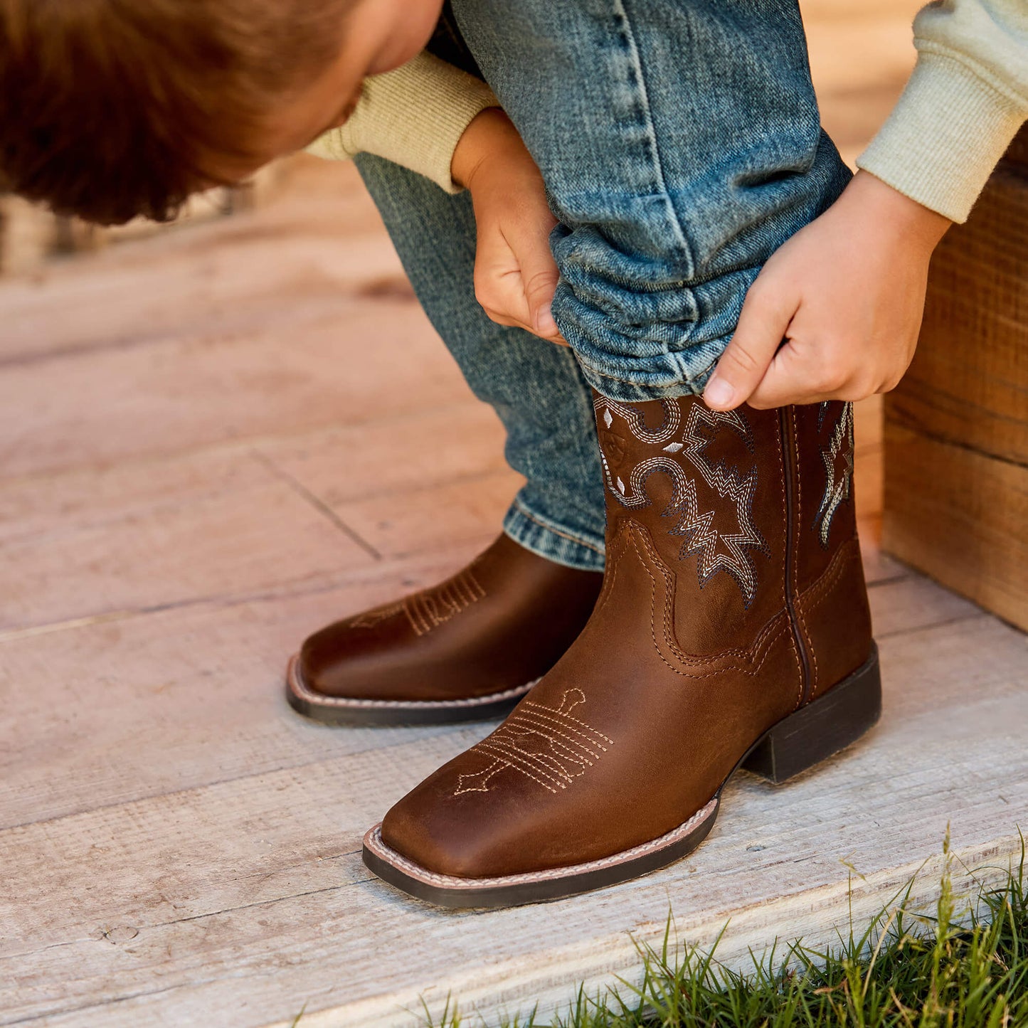 Ariat Tombstone Wide Square Toe Western Boot
