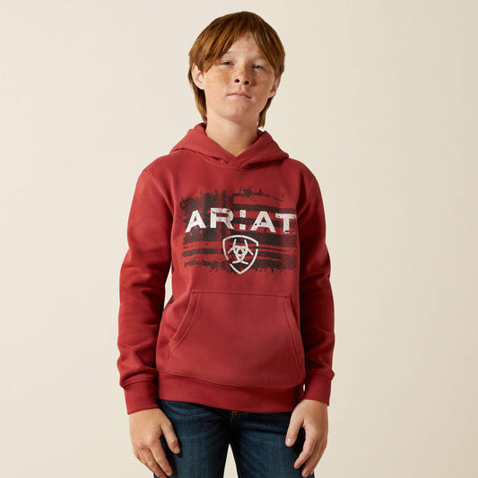 Ariat Ariat Liquid Stamp Flag Hoodie