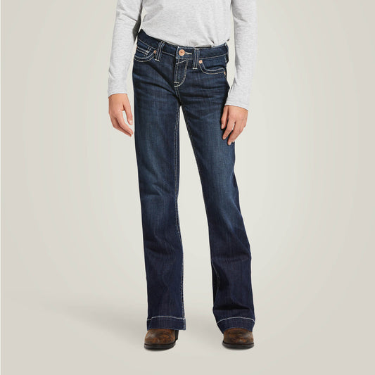 Ariat Trouser Mid Rise Stretch Ella Wide Leg Jean
