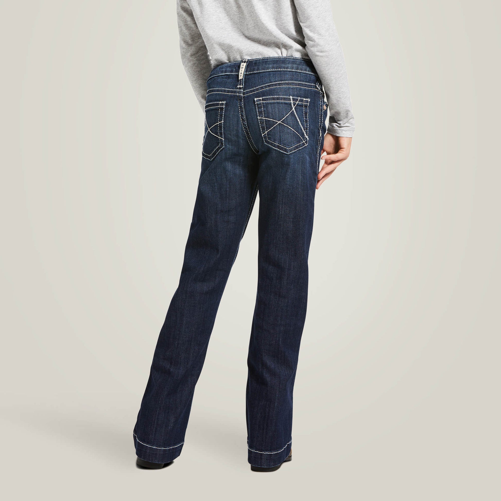Ariat Trouser Mid Rise Stretch Ella Wide Leg Jean