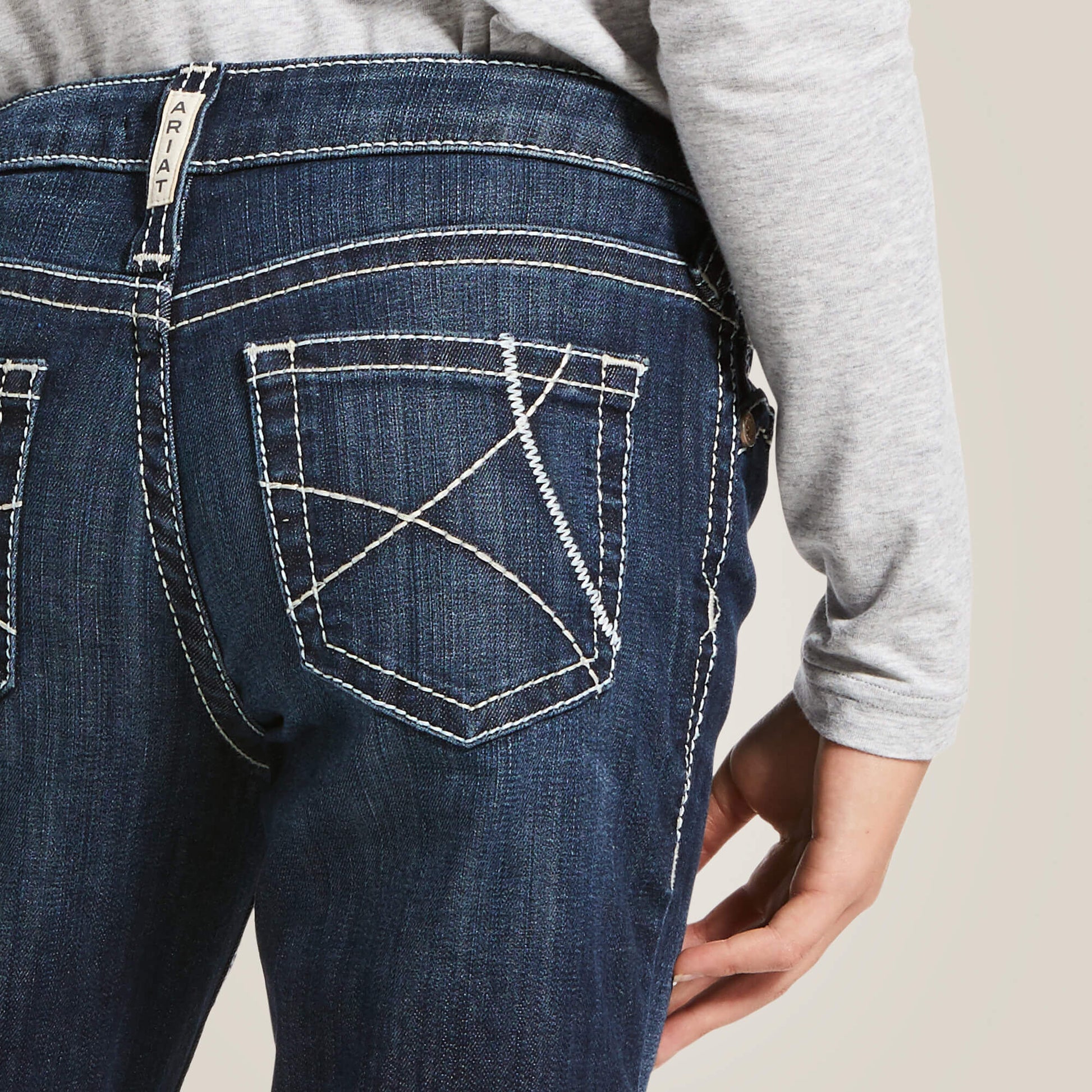 Ariat Trouser Mid Rise Stretch Ella Wide Leg Jean