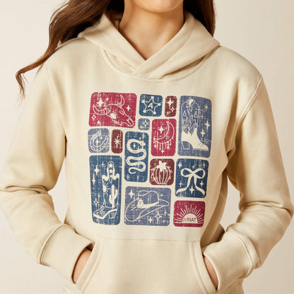 Ariat Western Blocks Hoodie