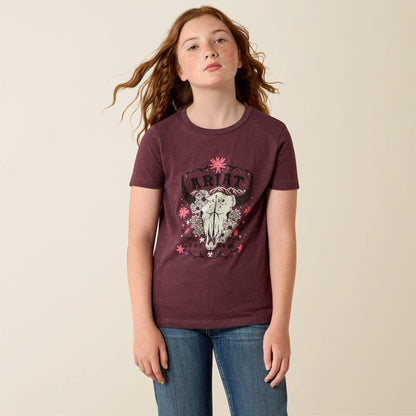 Ariat Ariat Skulls Florals T-Shirt