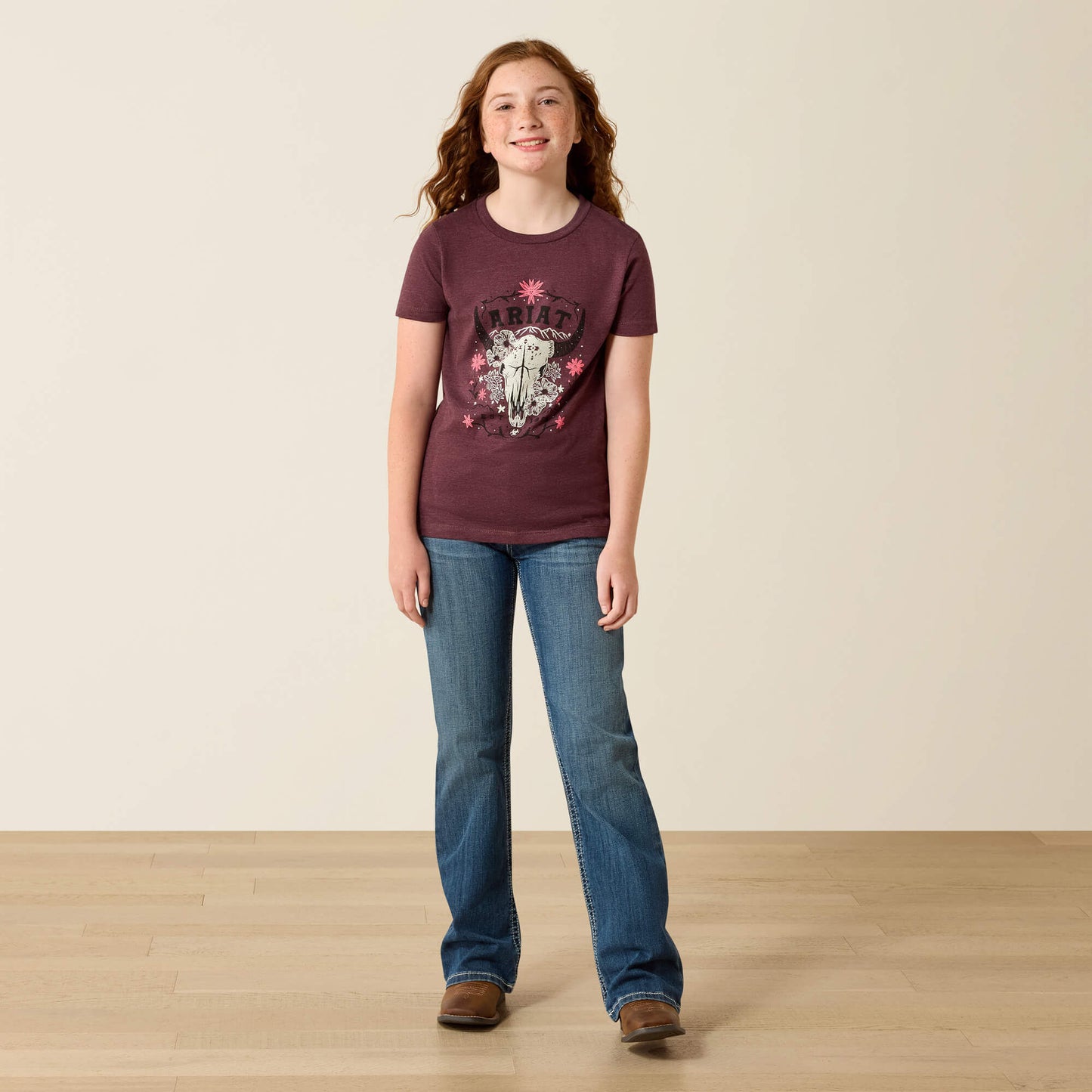 Ariat Ariat Skulls Florals T-Shirt