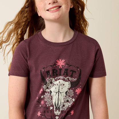 Ariat Ariat Skulls Florals T-Shirt