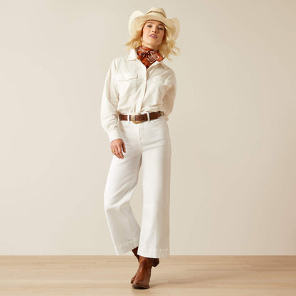 Ariat Ultra High Rise Countryside Wide Leg Crop Jeans